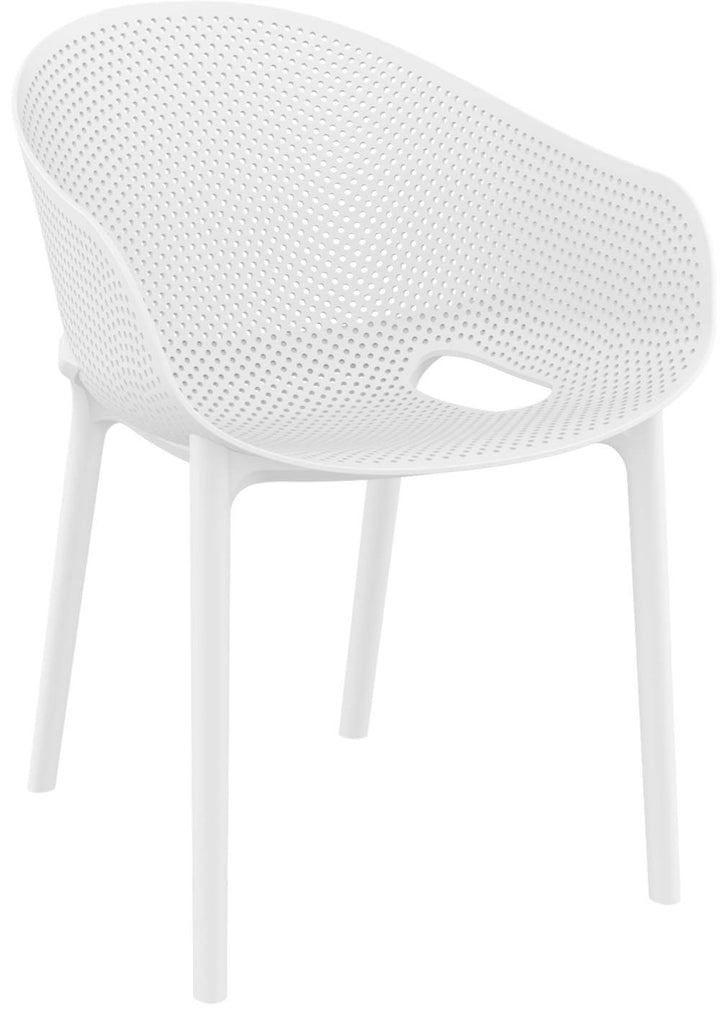 Siesta Sky Stacking Chair (Available in Black, White, Taupe, Green, Marsala & Anthracite)