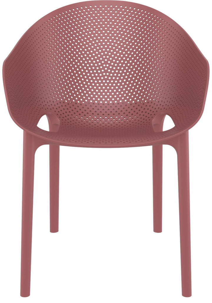 Siesta Sky Stacking Chair (Available in Black, White, Taupe, Green, Marsala & Anthracite)