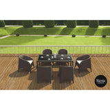 Tahiti Table & Aruba Armchair - 6 Seat Package