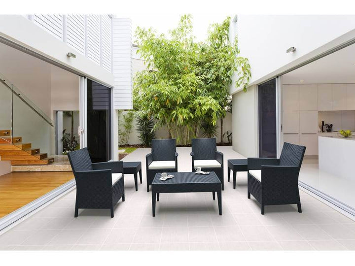 California Tub Chair with cushion/ Tequila Lounge Table 3 Seat Package