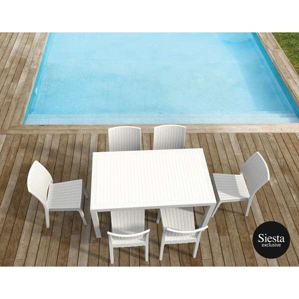 Orlando 140 Table Florida Chair 6 Seat Package