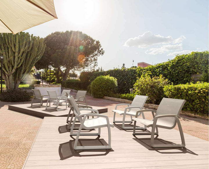 Siesta Pacific Lounge Arm Chair (Available in Black, White, Taupe & Anthracite)