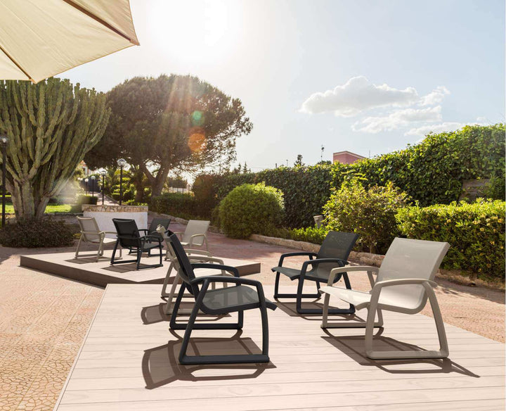 Siesta Pacific Lounge Arm Chair (Available in Black, White, Taupe & Anthracite)