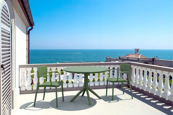 Siesta Sky Table 105 (Available in Olive Green, White, Taupe, Anthracite and Black)