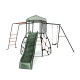 Plum Metal Climbing Dome with Slide (Optional Monkey Bars & Swing)