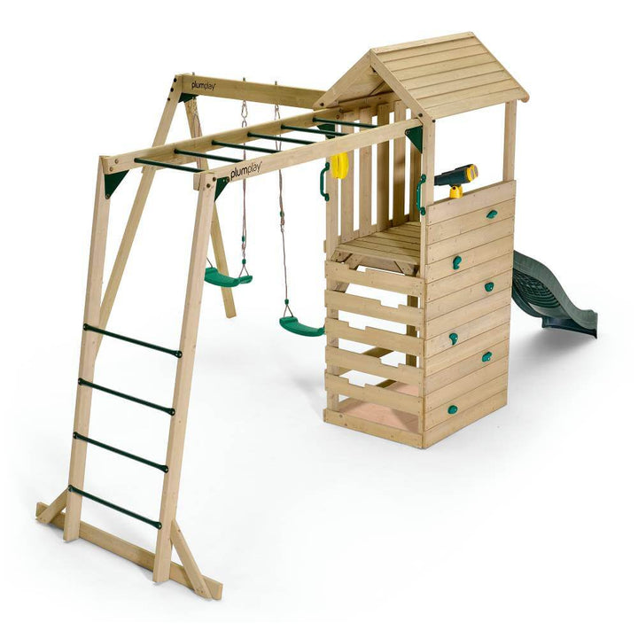 Plum Lookout Tower Centre with Swings, Slide & Monkey Bars