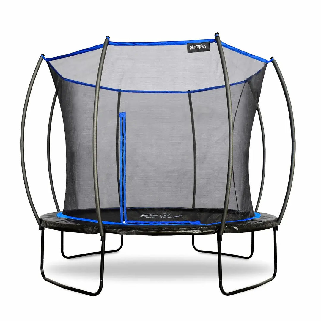 Plum Play 10ft Deluxe Round Trampoline with Springsafe® Enclosure