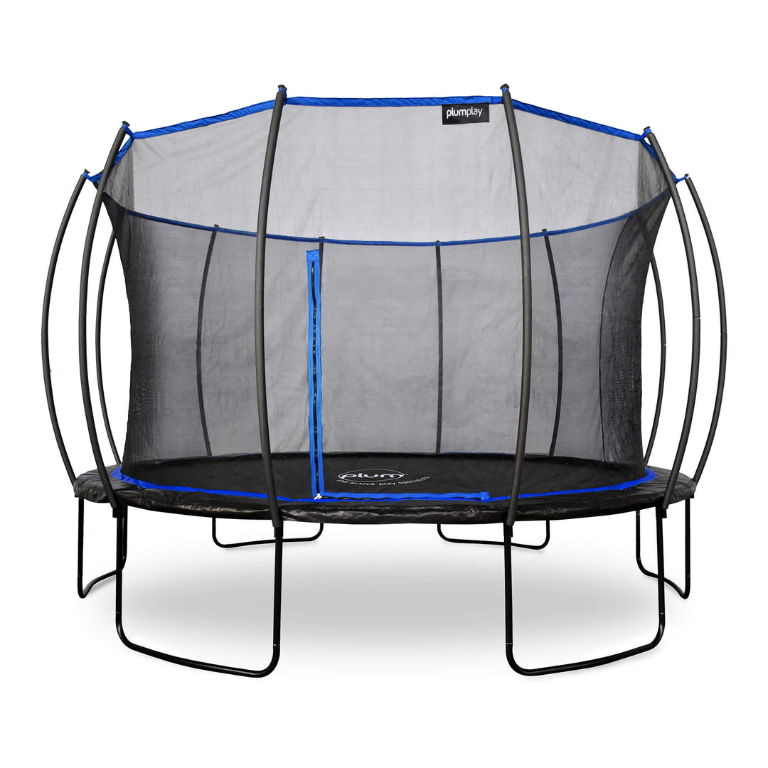 Plum 14ft Deluxe Springsafe® Trampoline with Enclosure