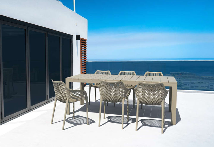 Siesta Air XL Arm Chair (Available in Black, White, Taupe, Green, Red, Orange, Mango & Anthracite)