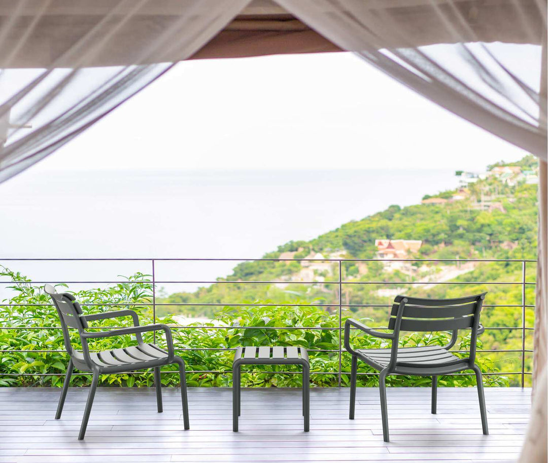 Siesta Paris Lounge Armchair (Available in Black, White, Taupe, Olive Green, Marsala & Anthracite)