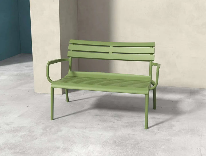Siesta Paris 2 Seat Bench (Available in Black, White, Anthracite, Taupe, Olive Green & Marsala)