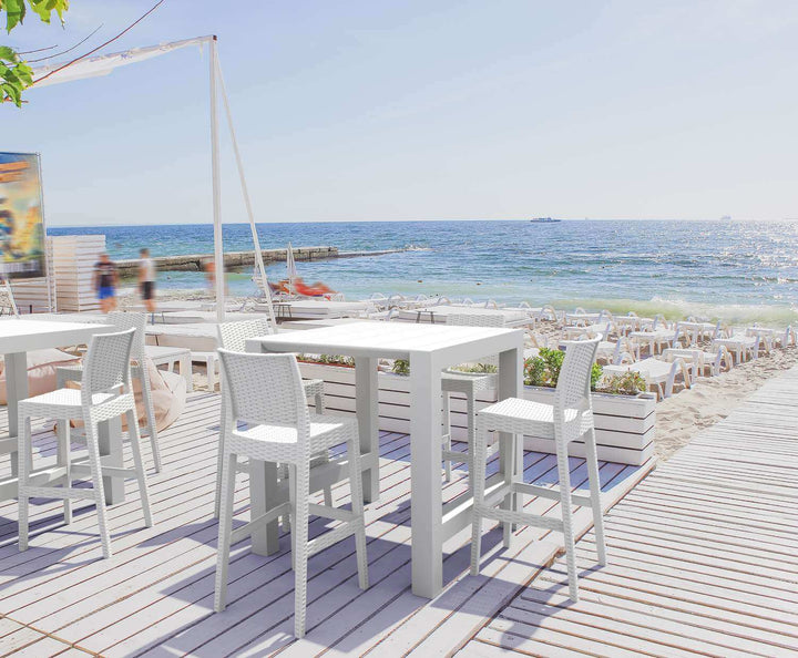 Siesta Vegas Extendable Bar Table from 1000mm to 1400mm (Available in White, Taupe, Black & Anthracite))