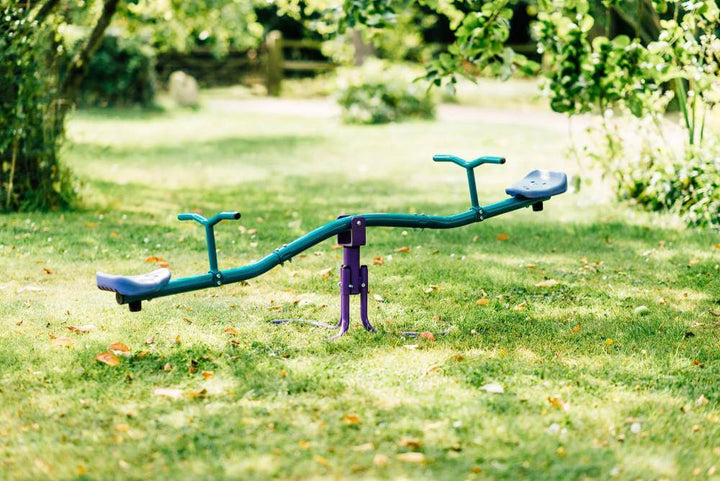 Plum® Rotating See Saw  - Teal /Purple