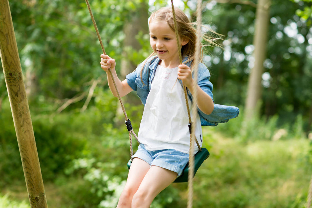 Plum Gibbon Wooden Swing Set