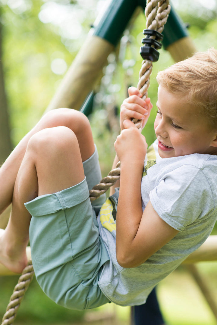 Plum Gibbon Wooden Swing Set