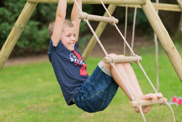 Plum Gibbon Wooden Swing Set