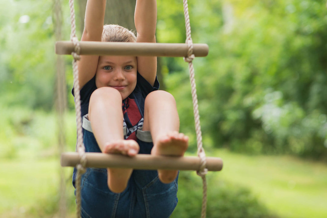 Plum Gibbon Wooden Swing Set