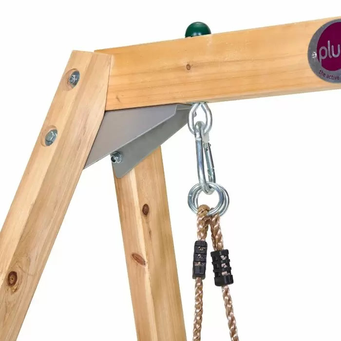 Plum 2-in-1 Wooden Swing Set