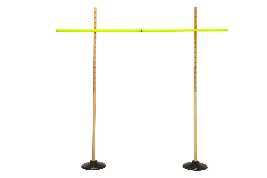 Wooden Limbo Set w/ Rubber Legs & Plastic Pole Height 158cm