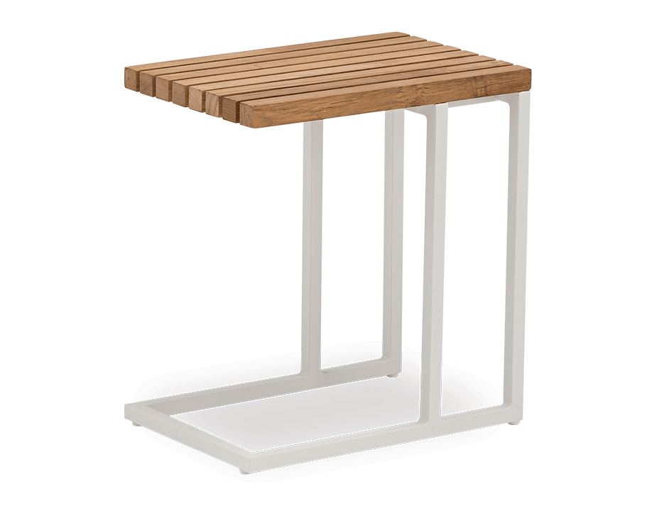 Cube Outdoor Side Table (Avail in Charcoal & White Frame)