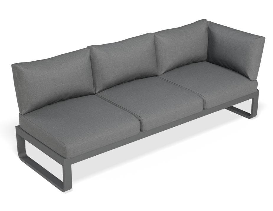 Fino Config A: Outdoor Modular Sofa (Avail in Matt Charcoal & Matt White Frame)