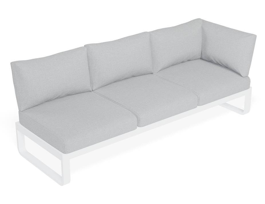Fino Config A: Outdoor Modular Sofa (Avail in Matt Charcoal & Matt White Frame)