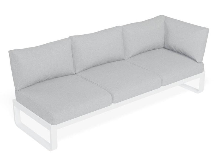 Fino Config A: Outdoor Modular Sofa (Avail in Matt Charcoal & Matt White Frame)