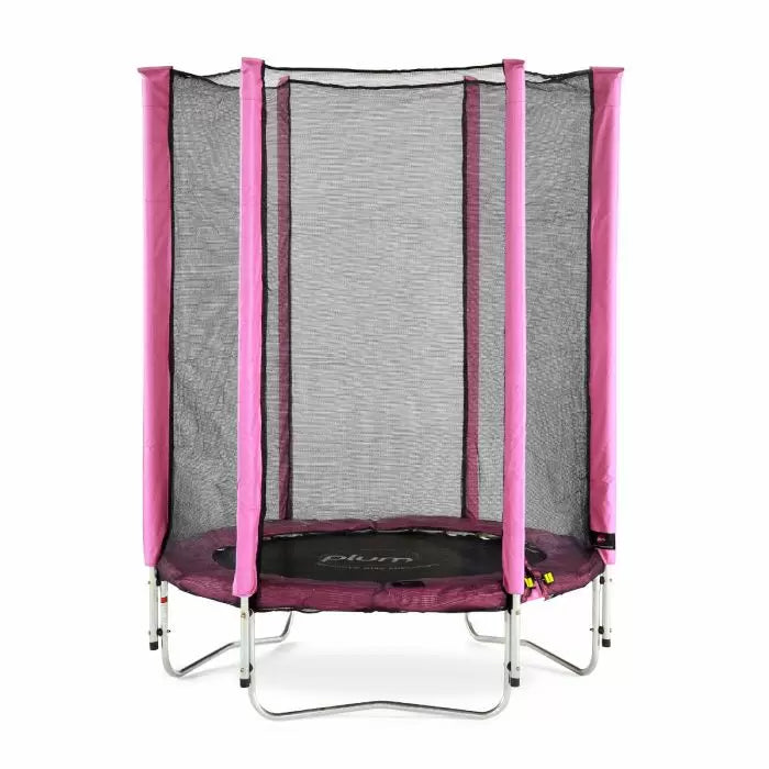 Plum 4Ft Junior Springsafe Trampoline & Enclosure - Pink