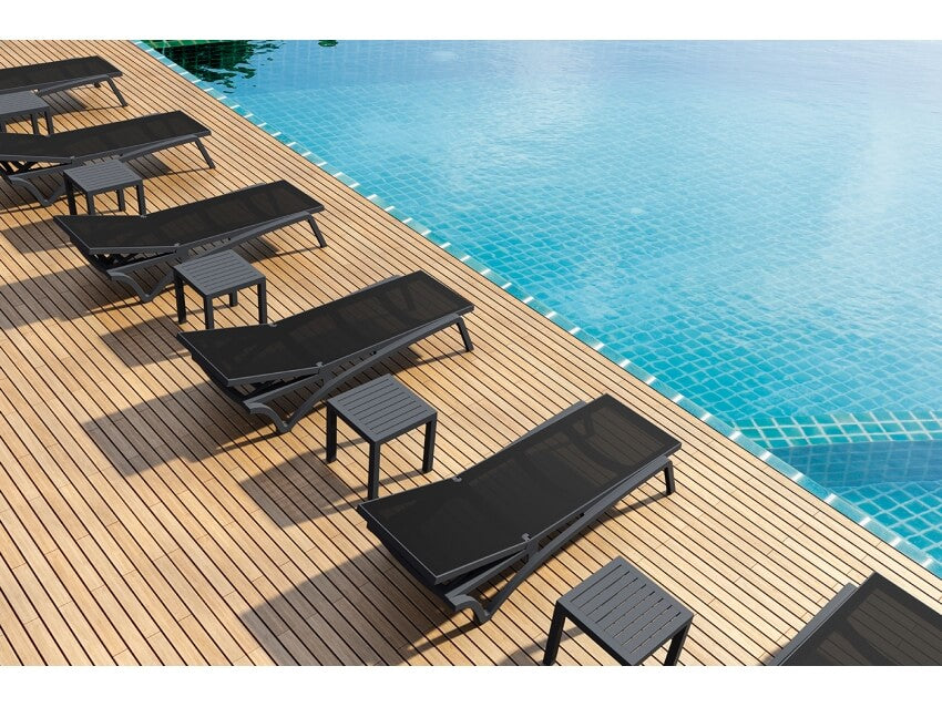 Pacific Sunlounger/Ocean Side Table 4 Pc Package