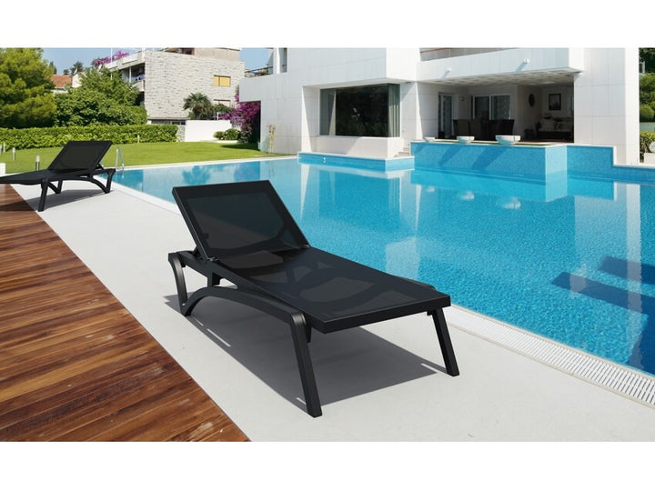 Pacific Sunlounger/Ocean Side Table 4 Pc Package