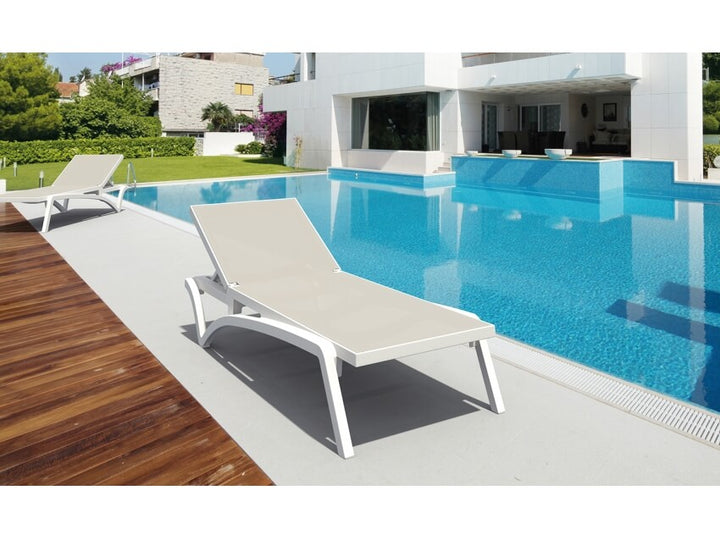 Pacific Sunlounger/Ocean Side Table 4 Pc Package