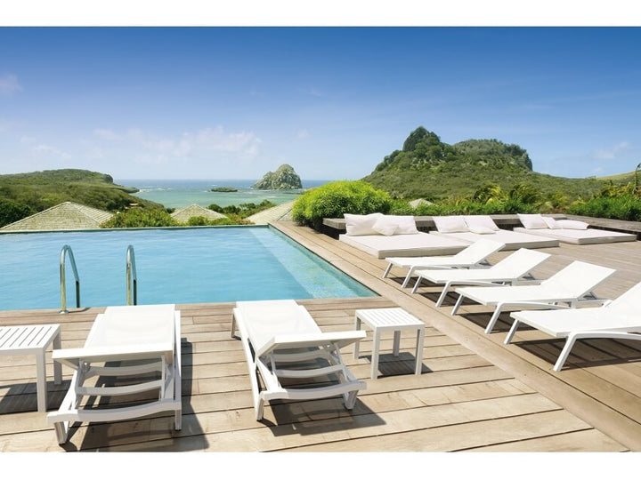 Pacific Sunlounger / Ocean Side Table 2 Pc Package