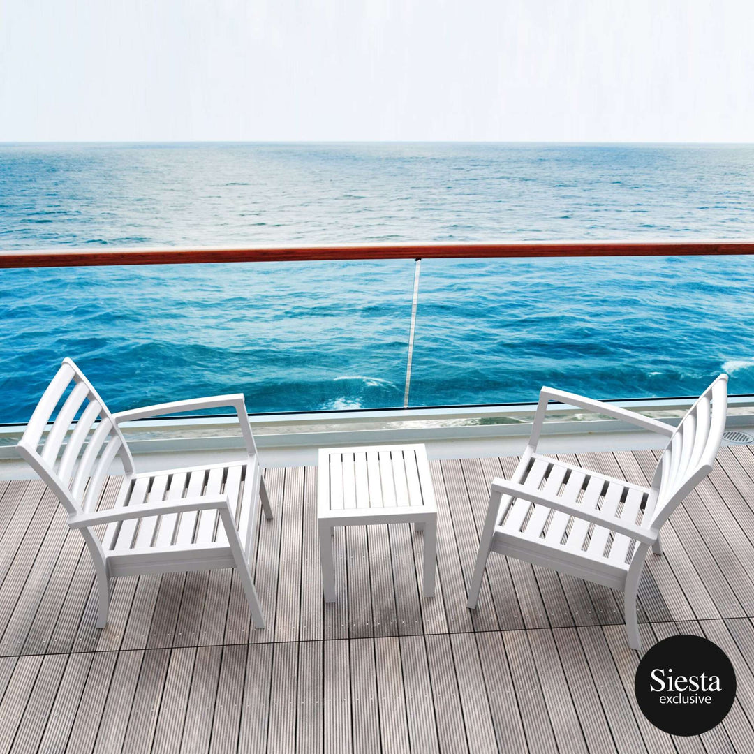 Siesta Artemis XL Lounge/Ocean Side Table 2 Seat Package
