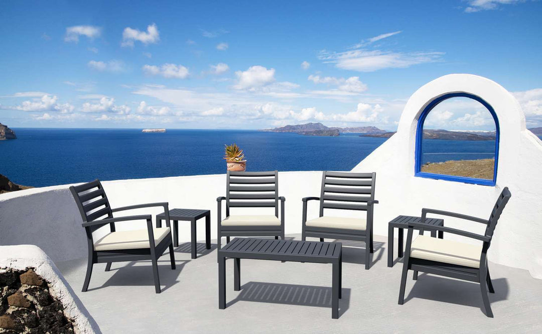 Siesta Ocean Lounge Coffee Table 900x450 (Available in Black, White, Taupe, Silver Grey & Anthracite)