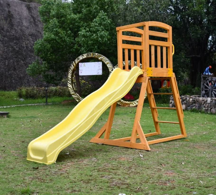 Kidzshack Pool Slide with Wooden Frame (12 slide colours)
