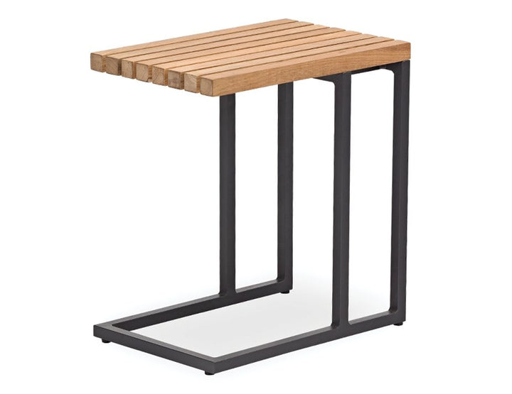 Level Cube Outdoor Side Table (Avail in Charcoal & White Frame)