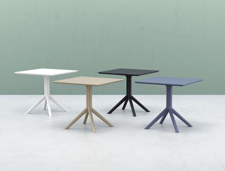 Siesta Sky Table 80 (Available in White, Taupe, Olive Green, Black & Anthracite)