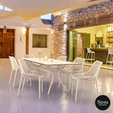 Siesta Air Table 180 & 6 Siesta Air Chair Outdoor Dining Setting