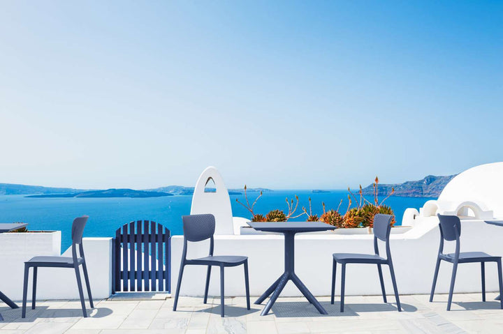 Siesta Sky Table 80 (Available in White, Taupe, Olive Green, Black & Anthracite)