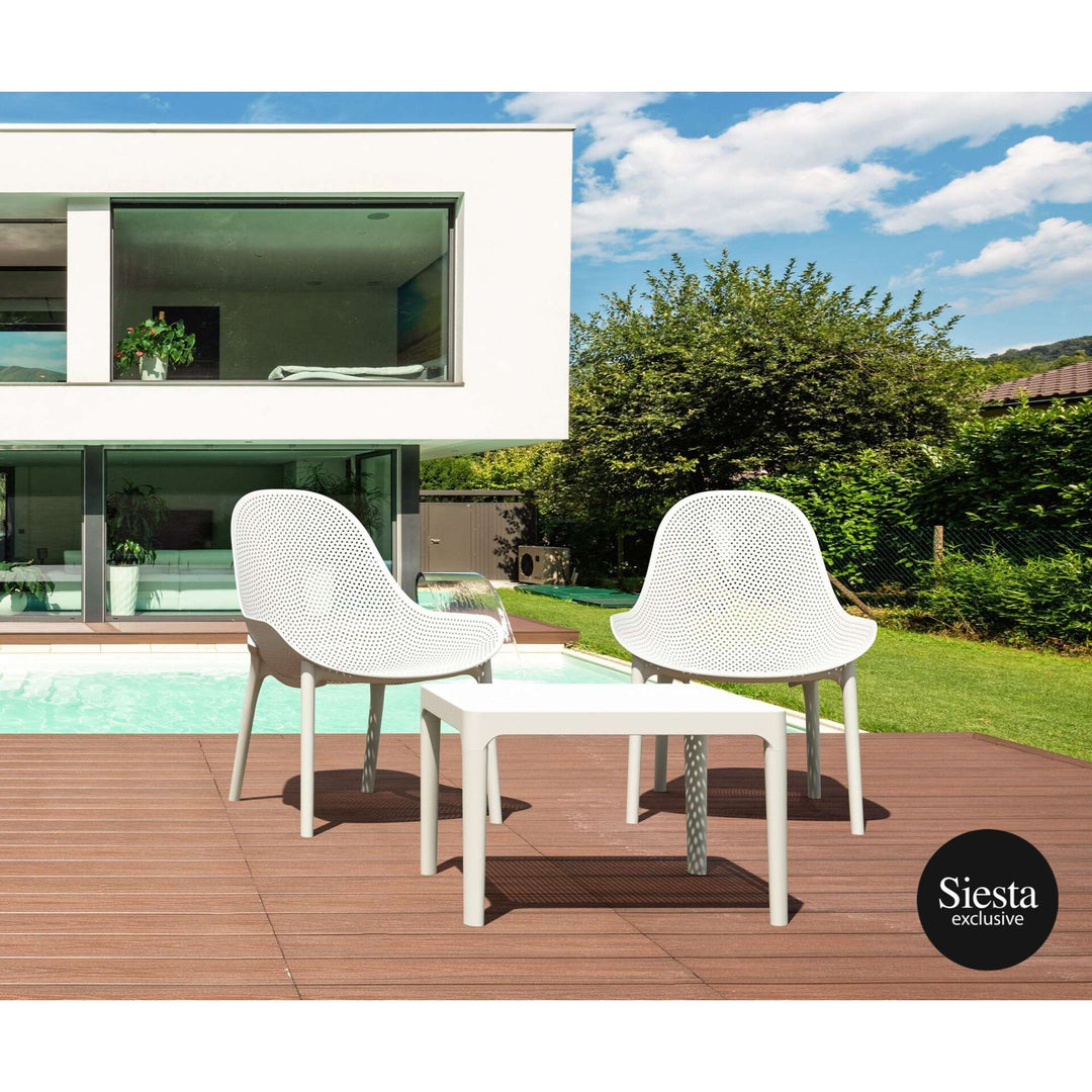 Siesta Sky Lounge/Sky Side Table 2 Seat Package