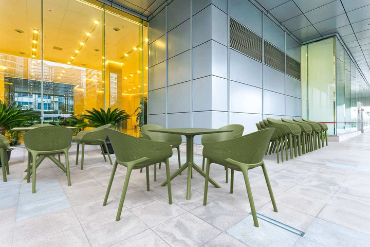 Siesta Sky Stacking Chair (Available in Black, White, Taupe, Green, Marsala & Anthracite)