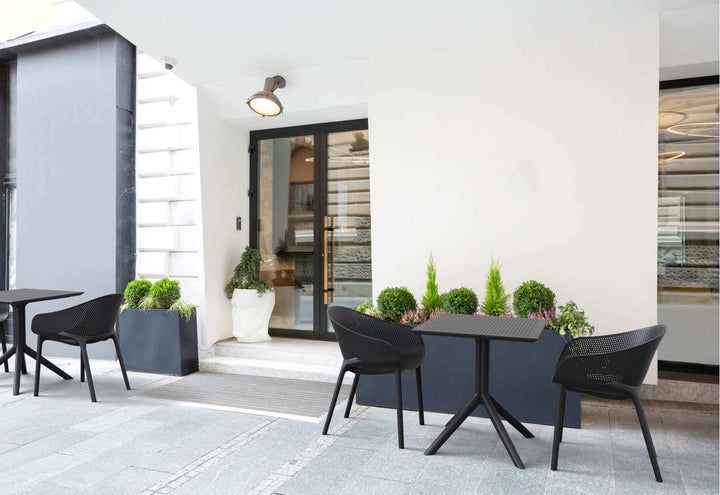 Siesta Sky Stacking Chair (Available in Black, White, Taupe, Green, Marsala & Anthracite)