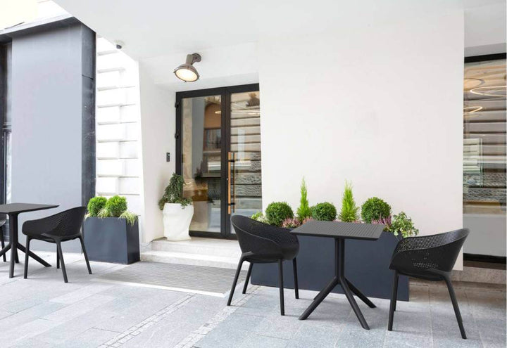 Siesta Sky Table 80 (Available in White, Taupe, Olive Green, Black & Anthracite)
