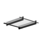 Instahut 1m x 1m Window / Door Awning Canopy 1mx1m - Flat - Transparent / Metal Frame