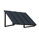 Instahut 1m x 1.2m Window / Door Awning Canopy - Black Metal Frame
