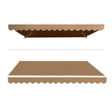 Instahut Motorised 4m x 2.5m Retractable Folding Arm Awning / Sunshade - Beige