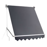 Instahut Fixed Pivot Arm Window Awning / Retractable Blind - 1.8m x 2.1m