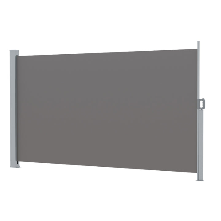 Instahut Retractable Side Awning / Privacy Screen - 1.8m x 3m -Grey
