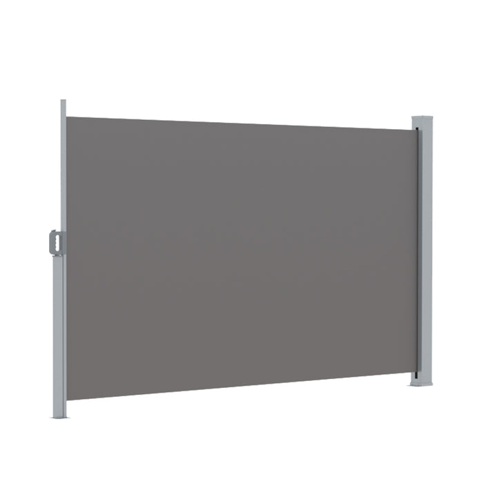 Instahut Retractable Side Awning / Privacy Screen - 1.8m x 3m -Grey