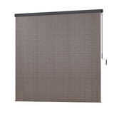 Instahut 3m x 2.5m Outdoor Roll Down Blind / Shade - Brown